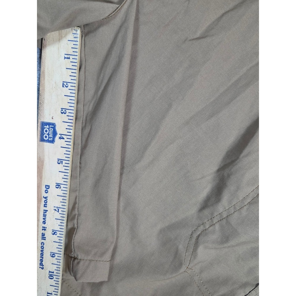 Wrangler Outdoor Series Mens Cargo Shorts Tan Khaki Stretch Size 42 Summer - Picture 6 of 9